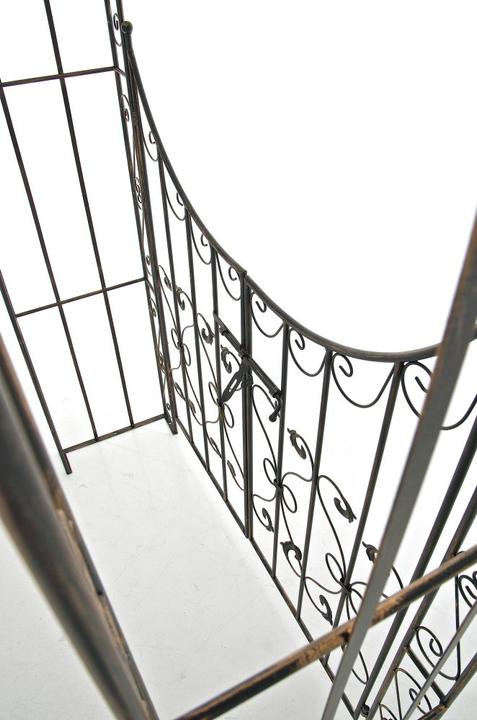 Produktbild Swisshandel24 Rosenbogen m. Tor Sina, bronze (41.50 cm, 108.50 cm)