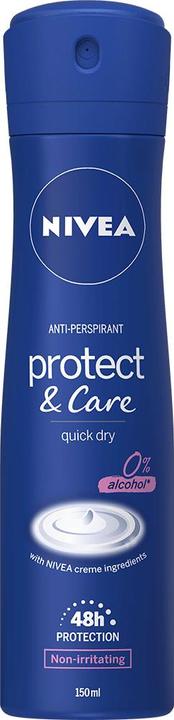 NIVEA Protect & Care Deodorant Spray 150ml (Spray, 150 ml)