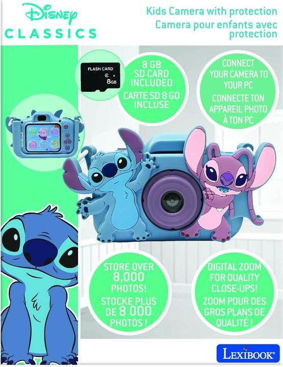 Actual product image Lexibook Children's camera with Stitch protection