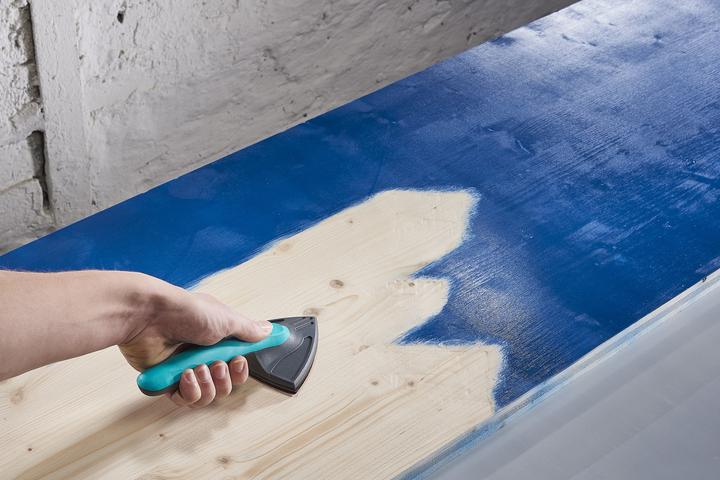 Produktbild wolfcraft 1 Eckenschleifer mit Klettgewebe 95mm