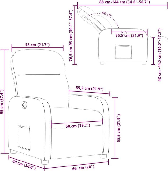 Produktbild vidaXL Relaxsessel