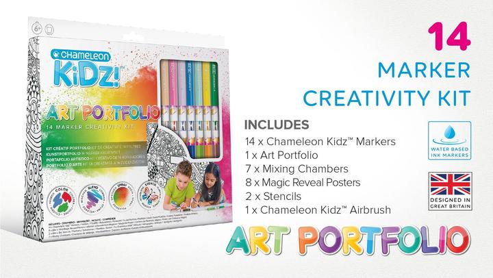 Produktbild Chameleon Airbrush Art Portfolio Set (14x)