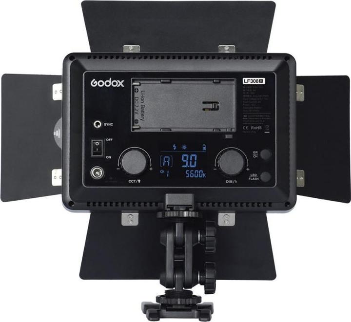 Actual product image Godox Led LF308D (Flash unit battery)