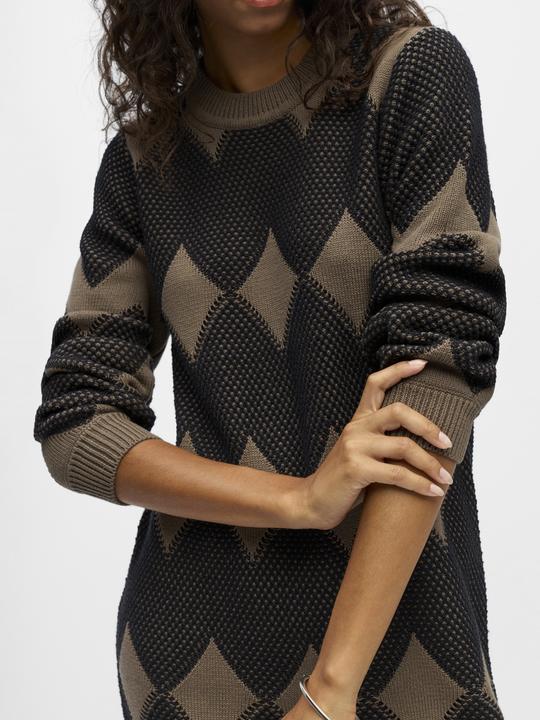 Produktbild Object Gemustertes Strickkleid (XL)