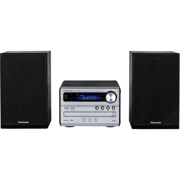 Thumbnail - Panasonic Sc-Pm254 (CD Player, Bluetooth, 2x 20 W), Stereoanlage, Schwarz, Silber