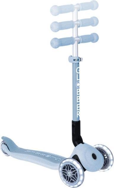 Actual product image Globber JUNIOR FOLDABLE LIGHTS ECO blueberry, with light roll