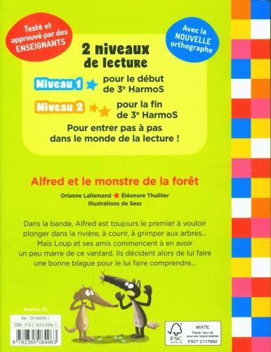 Produktbild Mes premières lectures de 3e HarmoS avec Loup / Alfred et le monstre de la forêt (Französisch, Collectif, 2020)