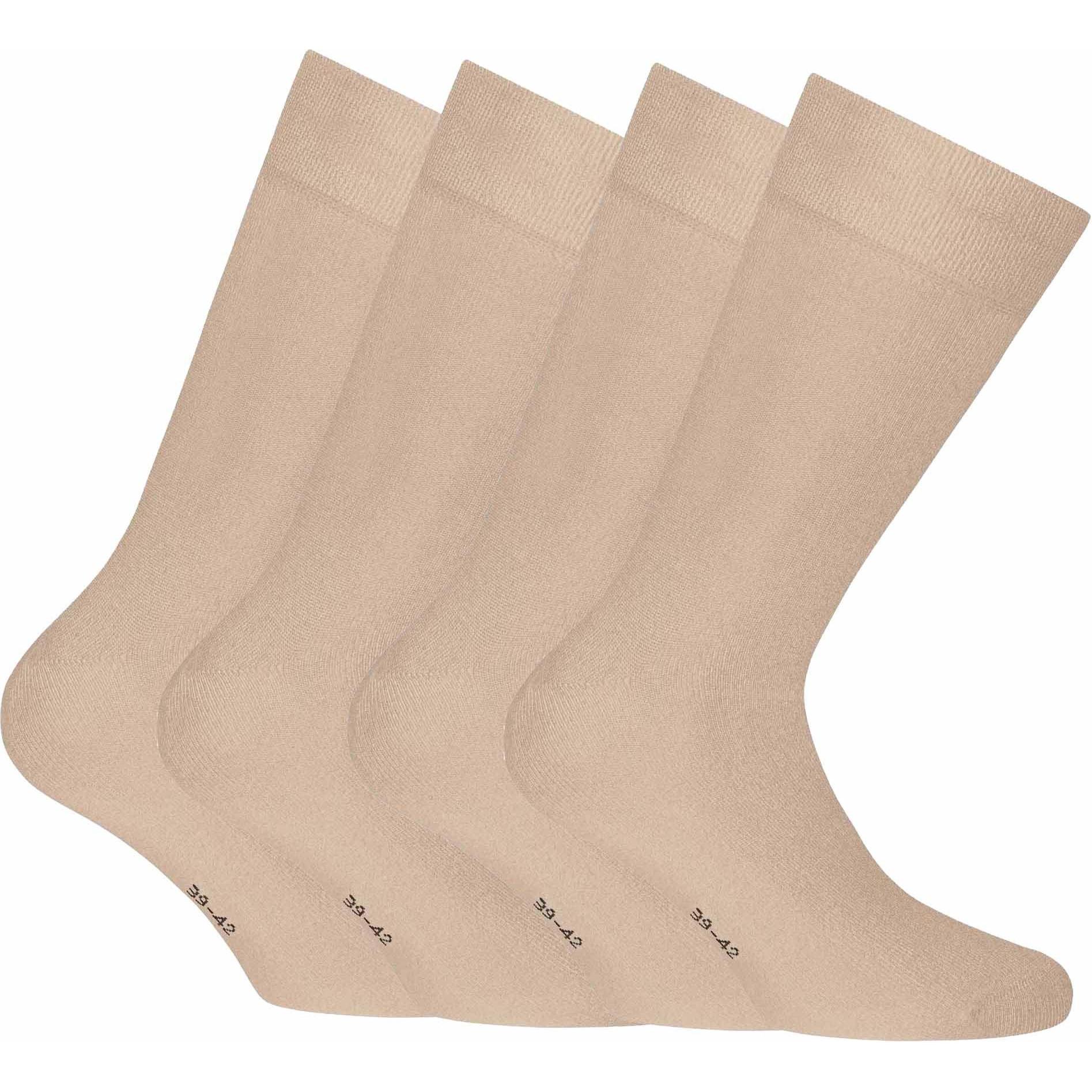 Rohner, Herren, Socken, Socken Casual Bequem sitzend, Beige, (4er Pack, 35 - 38)