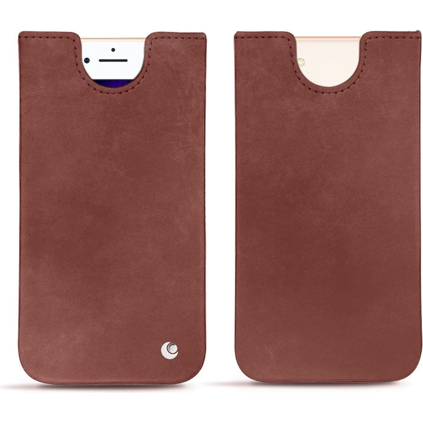 Noreve Lederschutzhülle (Apple iPhone 8), Smartphone Hülle, Rot