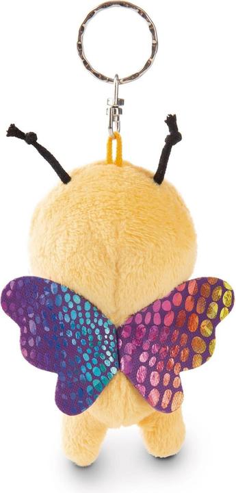 Actual product image NICI Key ring butterfly Sunshine Lou 9cm-yellow plush companion for rucksack o