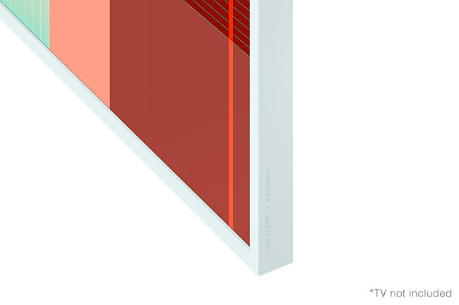 Actual product image Samsung Frame to Frame TV 43", porcelain blue aluminum limited edition (Various)