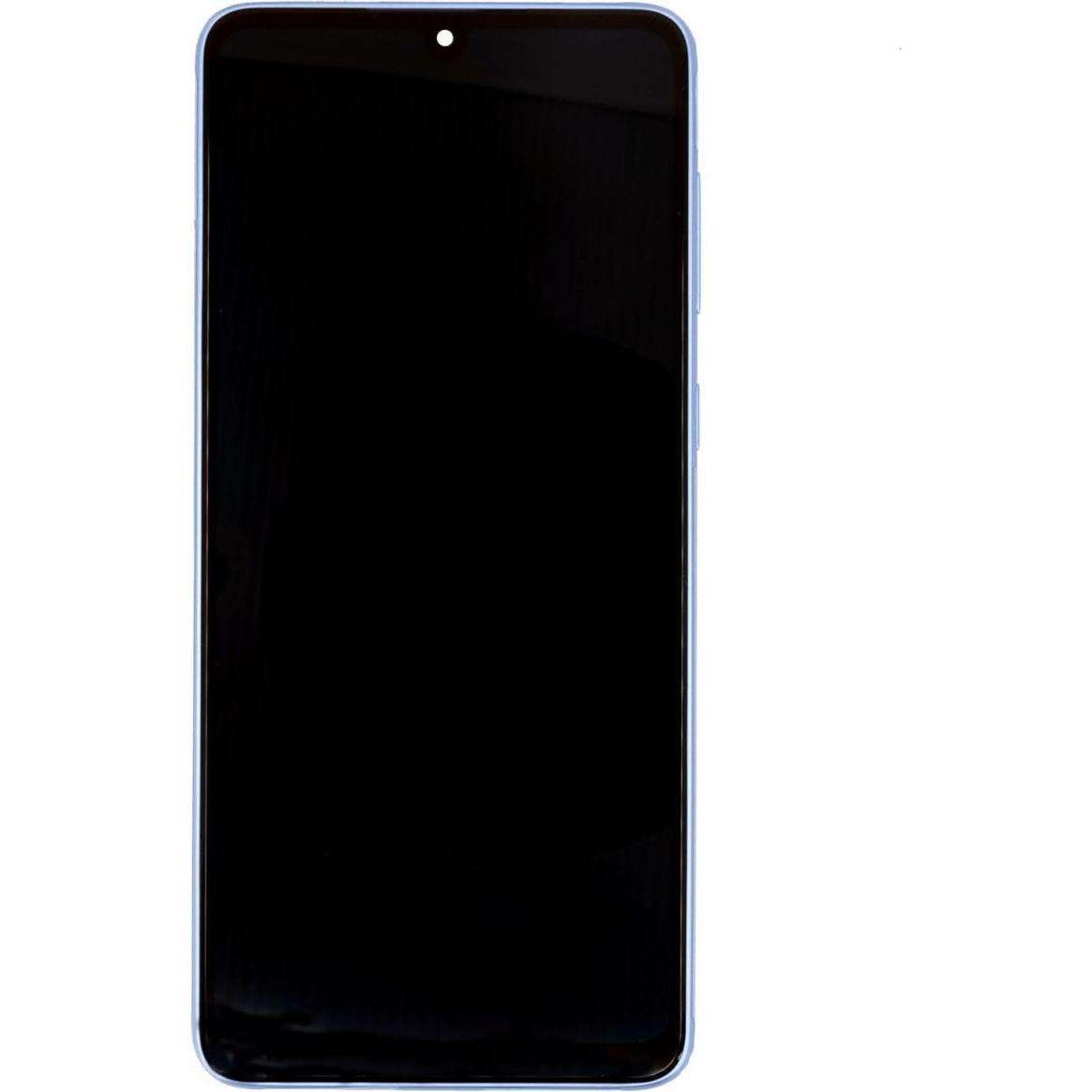 Samsung LCD-Display + Touch-Einheit + Frontabdeckung A336B Galaxy A33 5G Awesome Blue (Service Pack)