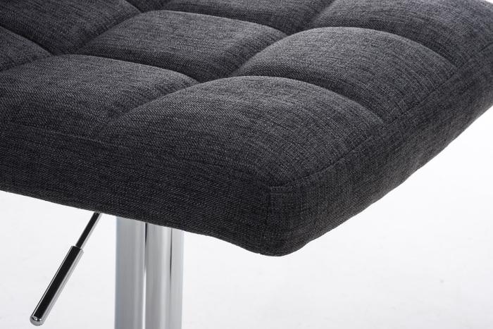Produktbild Swisshandel24 Barhocker Peru STOFF, dunkelgrau