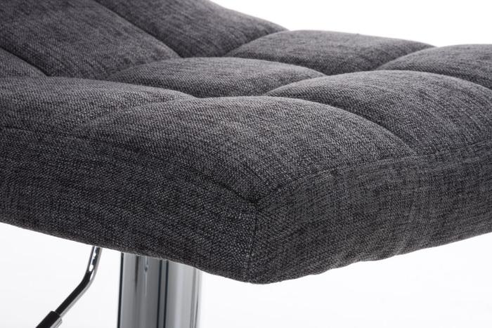 Produktbild Swisshandel24 Barhocker Peru STOFF, hellgrau