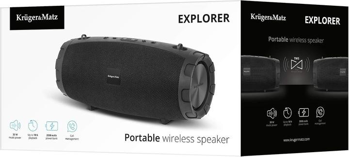 Produktbild Krüger&Matz Lautsprecher Kruger & Matz Explorer schwarz (KM0552) (7 h)