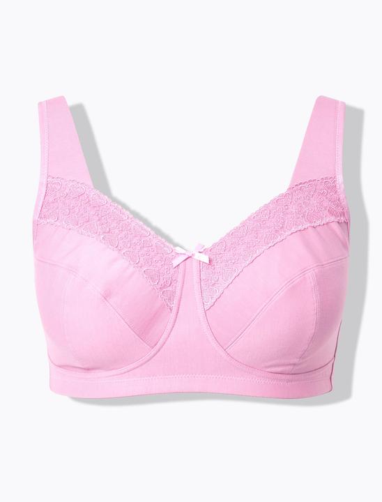 Actual product image Ulla Popken Lace Panel Relief Bra (Single pack, 90 D)