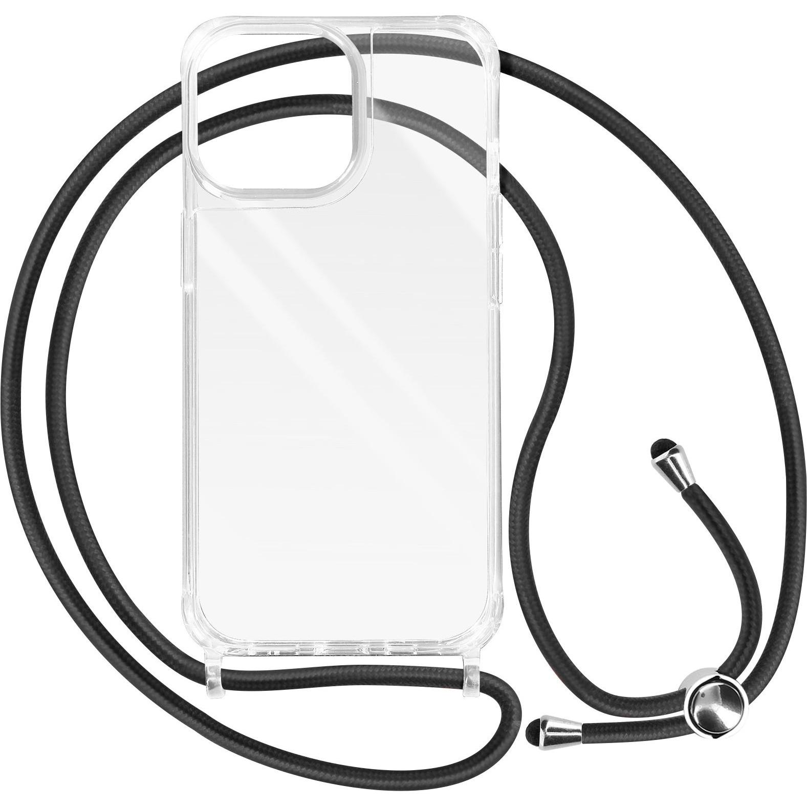 Avizar Corda, mit 90cm langer Kette und Bumper-Ecken Series, Handykette, Transparent