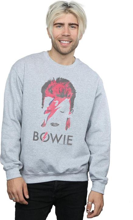 Immagine prodotto David Bowie Aladdin Sane Distressed Felpa Uomo (L)