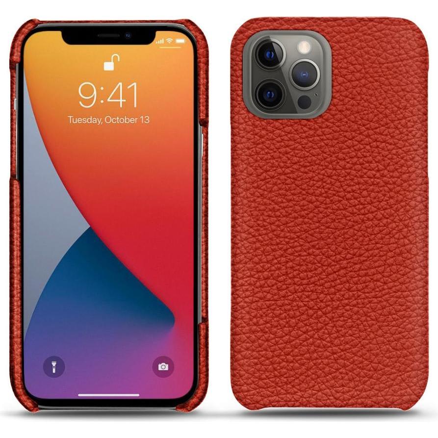 Noreve Lederschutzhülle (Apple iPhone 13 Pro), Smartphone Hülle, Orange