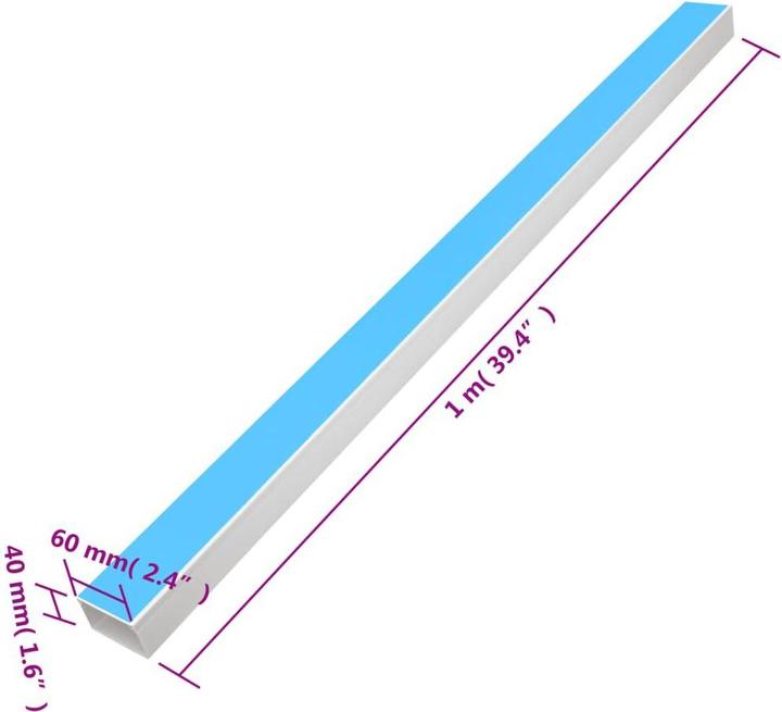 Actual product image vidaXL Kabelrohr (100 cm)