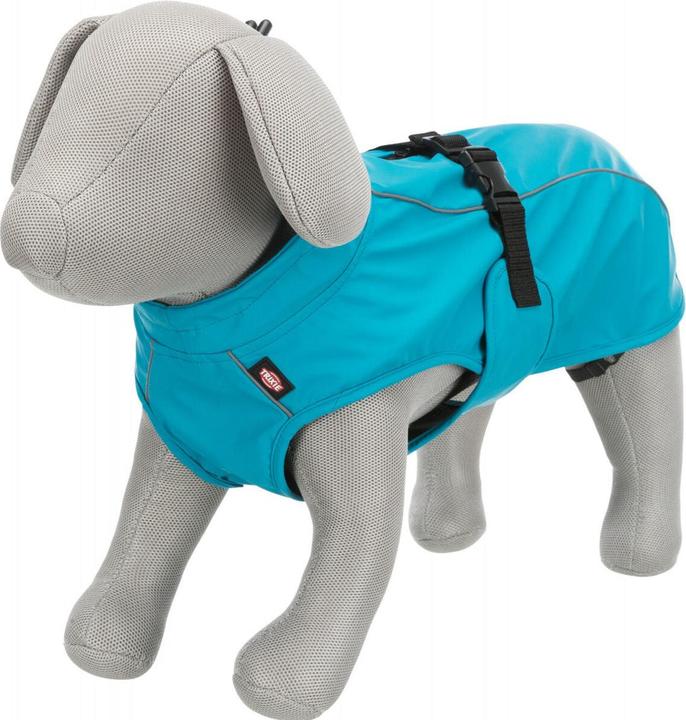 Actual product image Trixie Raincoat Vimy Turquoise, L (L, Dog raincoat)