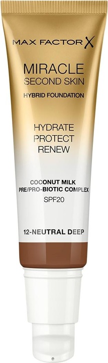 Actual product image Max Factor Miracle Second Skin (12 Neutral Deep)