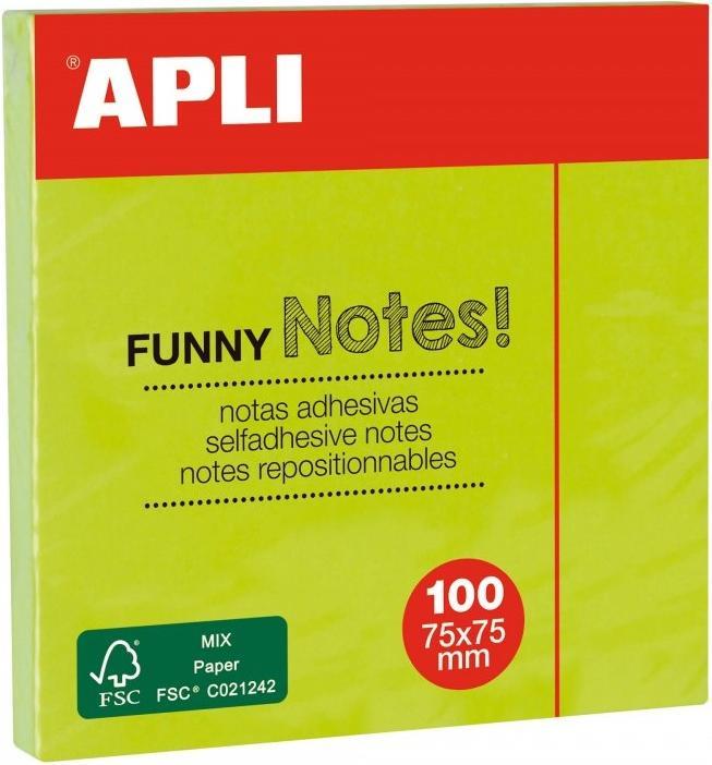 Image du produit Apli notes bright (75 x 75 mm)
