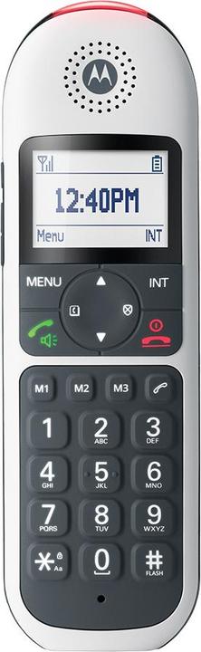 Image du produit Motorola CD5001 White - Grandes touches - Compatible avec les appareils auditifs