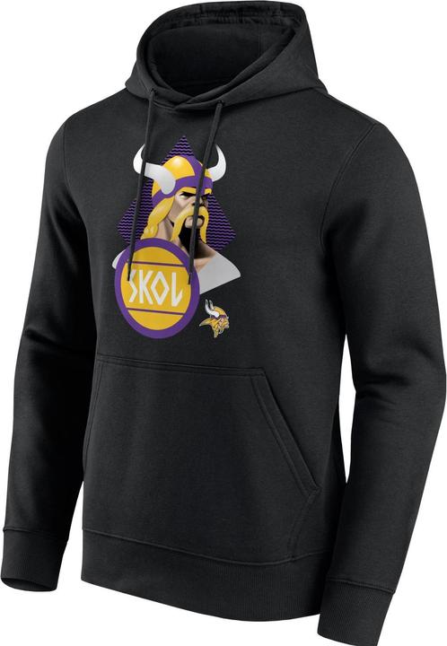 Actual product image Fanatics NFL Fleece Hoody - ILLUSTRATION Minnesota Vikings - XL (XL)