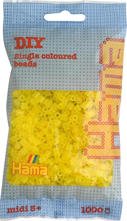 Produktbild Hama Perlen Hama Perlen-gelb transparent (014)