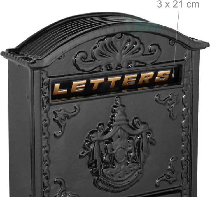 Actual product image Relaxdays Letterbox Vintage