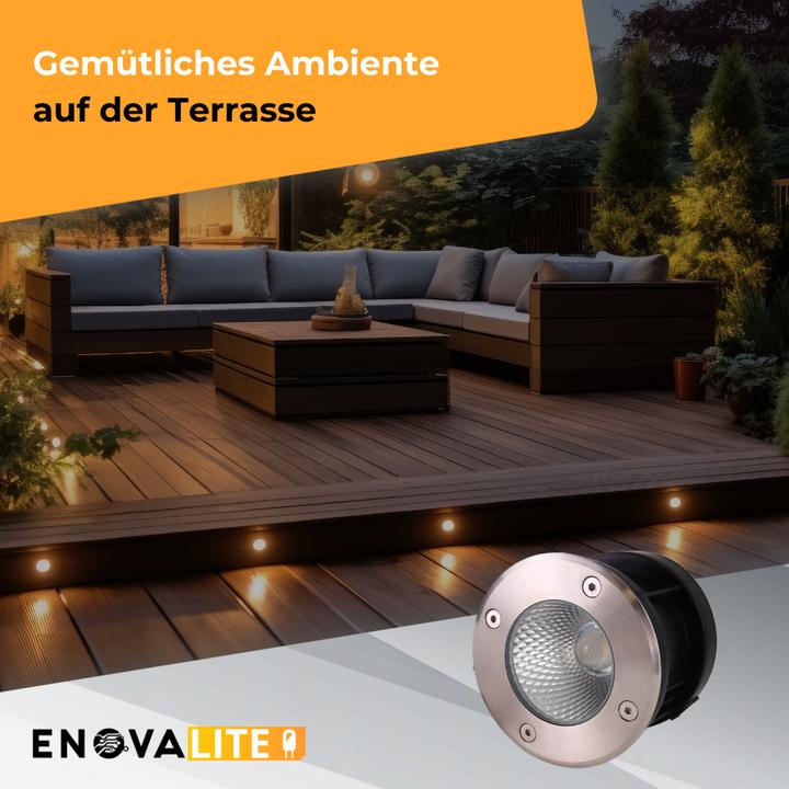 Produktbild Enovalite LED Bodeneinbaustrahler (3600 lm, IP67)