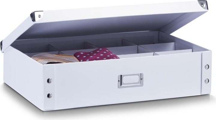 Zeller Present Krawatten-Gürtelbox (44.5 x 31.5 x 11 cm, 15.42 l)