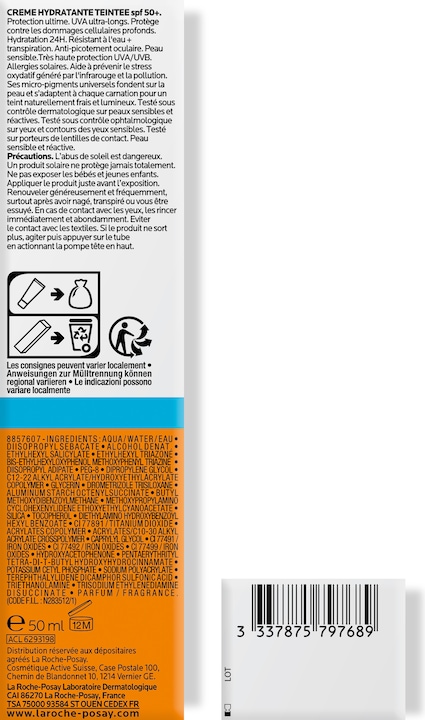 Immagine prodotto La Roche Posay Anthelios UV Mune 400 (Crema solare viso, SPF 50+, 50 ml, 77 g)