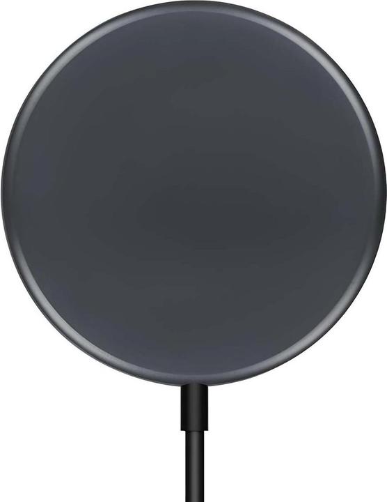 Actual product image Crong MagSpot Wireless Charger - Aluminiowa ładowarka MagSafe 15W (Graphite) (15 W)