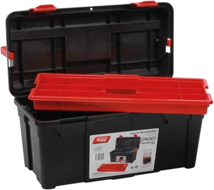 Image du produit Velleman - COFFRE À OUTILS - 580 x 285 x 290 mm - AVEC PLATEAU AMOVIBLE (1 pièces)