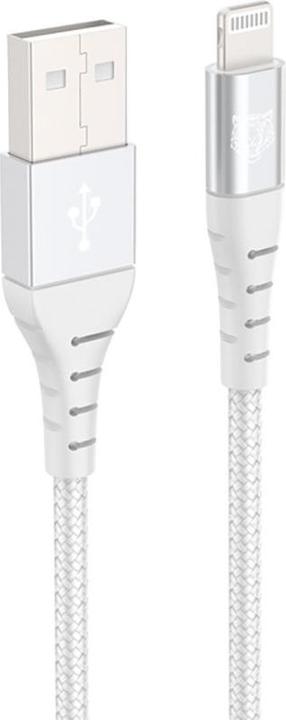 Immagine prodotto Tiger Power Lite Cavo Renforce USB-A Lightning 1,2m Blanc (1.20 m, USB 3.0)