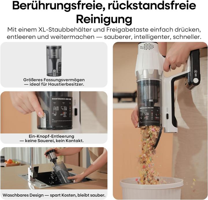 Produktbild ElecKeys Akkustaubsauger mit LED Display