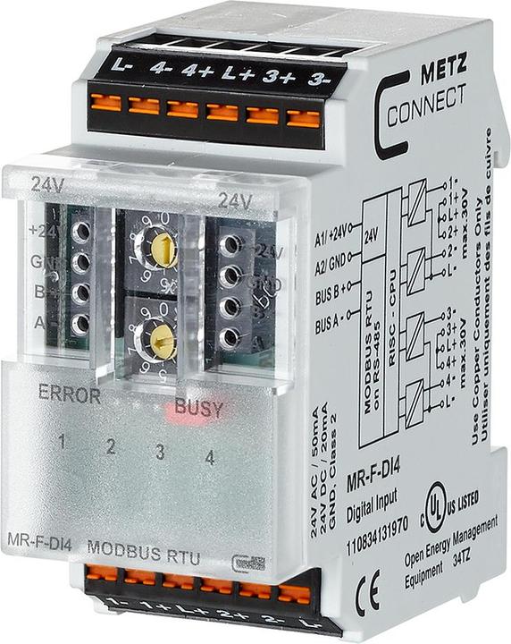 Produktbild Metz Connect Metz 110834131970 MR-F-DI4 Modbus RTU