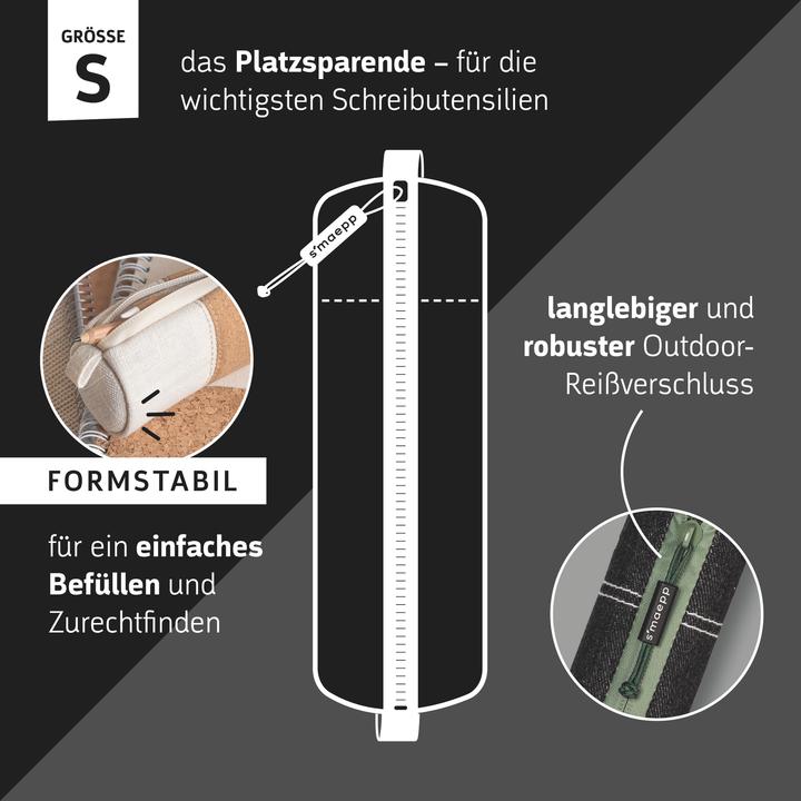 Produktbild Brunnen Schlampermäppchen s'maepp schwarz, 20,0 x 4,5 cm
