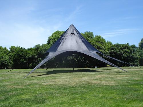 CLP Tente étoile 10m, noir (10 cm, 1000 cm)