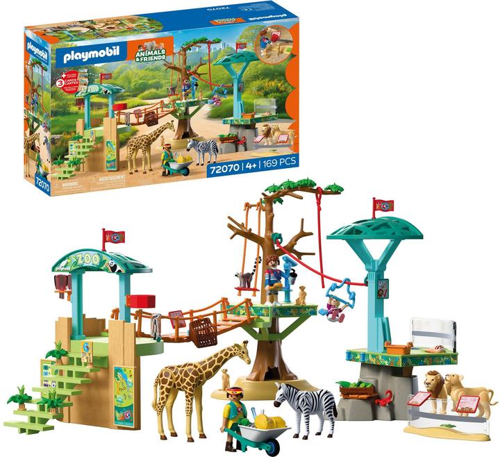 Actual product image Playmobil 72070 Zoo: Wildnis-Kletterpark