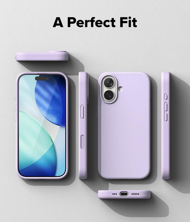 Immagine prodotto Ringke Silikon Magnetische MagSafe Hülle für iPhone 17 - Lila (Apple iPhone 17)