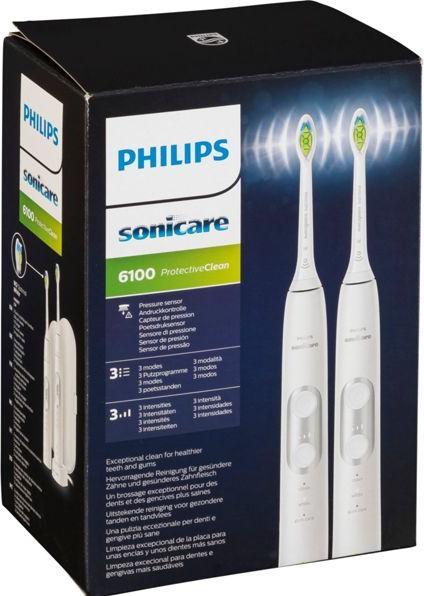Image du produit Philips Sonicare Pack de deux ProtectiveClean 6100 (Brosse à dents sonique)