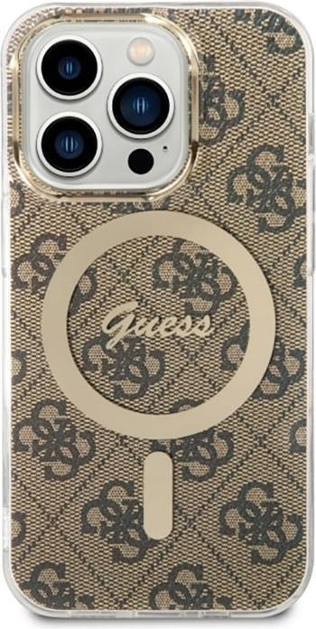 Produktbild Guess GUHMP14LH4STW iPhone 14 Pro 6.1" brown/brown hardcase 4G MagSafe (Apple iPhone 14 Pro)