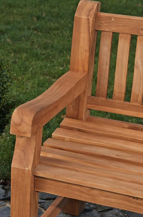 Actual product image Swisshandel24 Teak bench Jackson 120 cm, teak