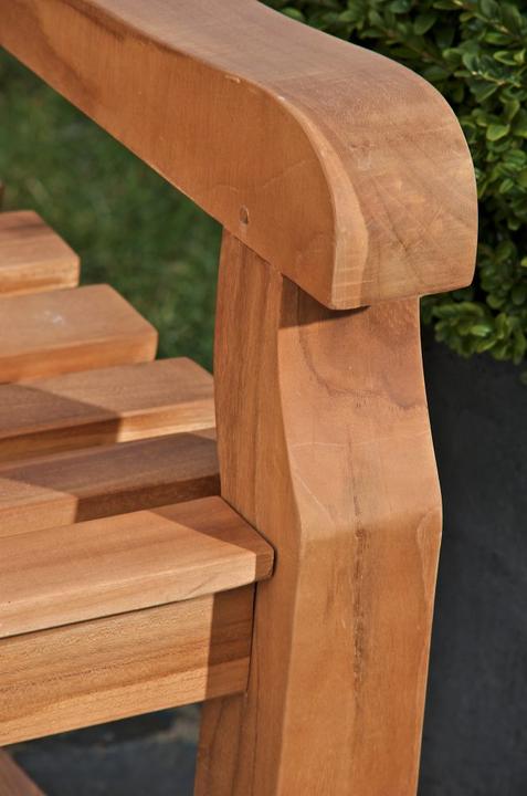 Actual product image Swisshandel24 Teak bench Jackson 120 cm, teak
