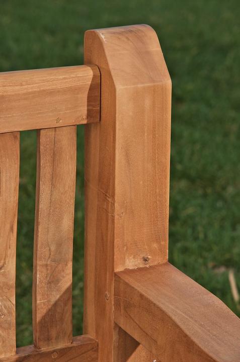 Actual product image Swisshandel24 Teak bench Jackson 120 cm, teak