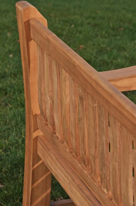 Actual product image Swisshandel24 Teak bench Jackson 120 cm, teak