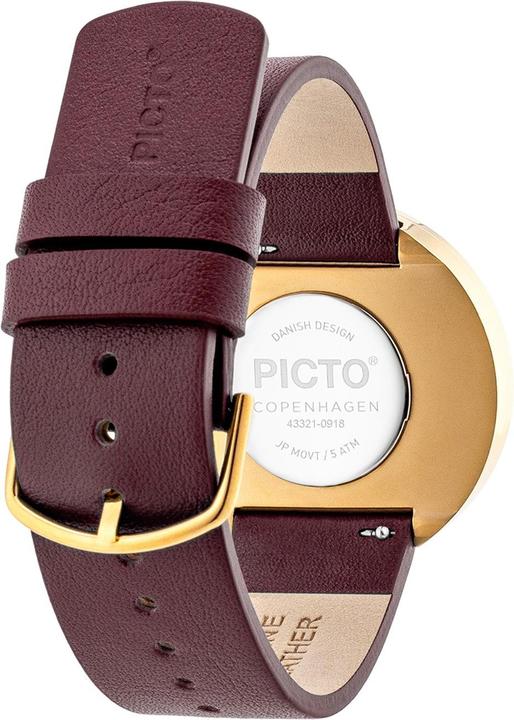 Immagine prodotto Picto 43321-6420G White Unisex 40mm 5ATM (Orologio da polso analogico)